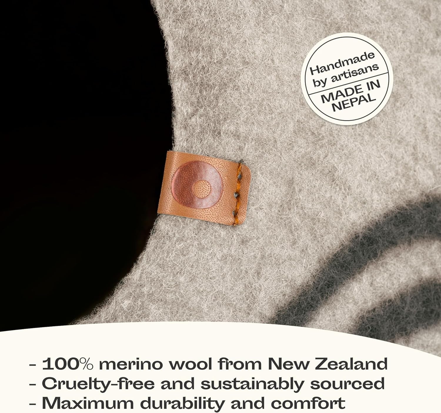 Cat Enclosure – Premium Felt Cat Enclosure for Indoor Cats, Handmade 100% Merino Wool